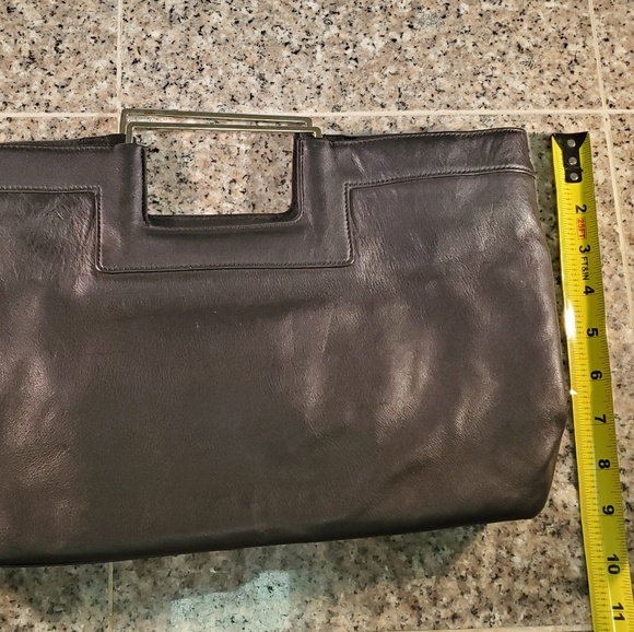 Black Leather Banana Republic Handbag - Picture 7 of 7